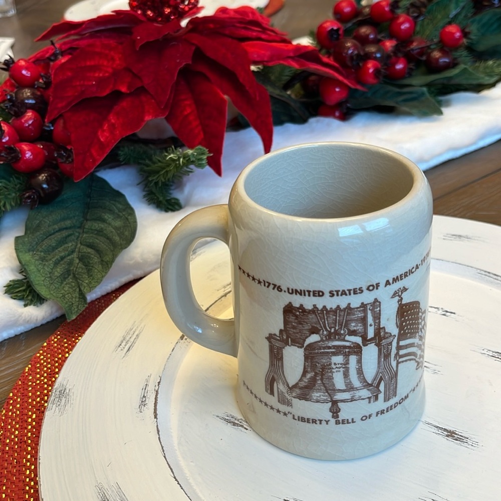 Vintage- Liberty Bell of Freedom Bicentennial cup/mug